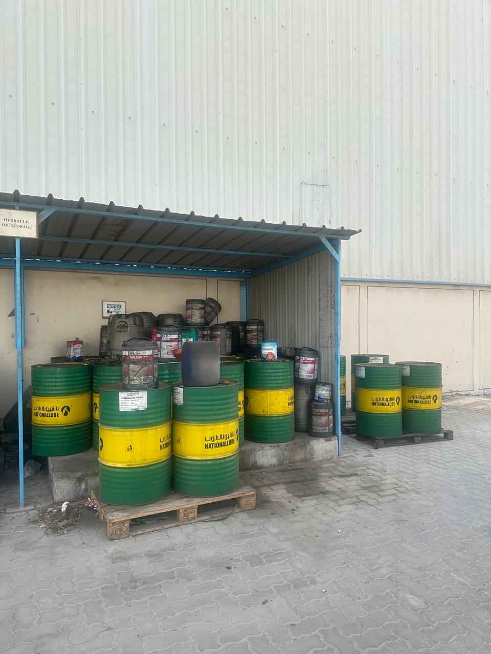 Used Lubricants Storage & Collection